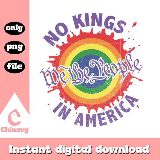 No kings in america we the people png, 4th of july​ png
