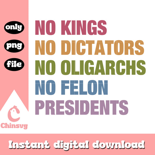 No kings quotes design png, 4th of july quotes png