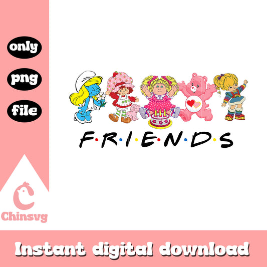 Nostalgic 80s Friends The World of Strawberry Shortcake PNG_0903241017