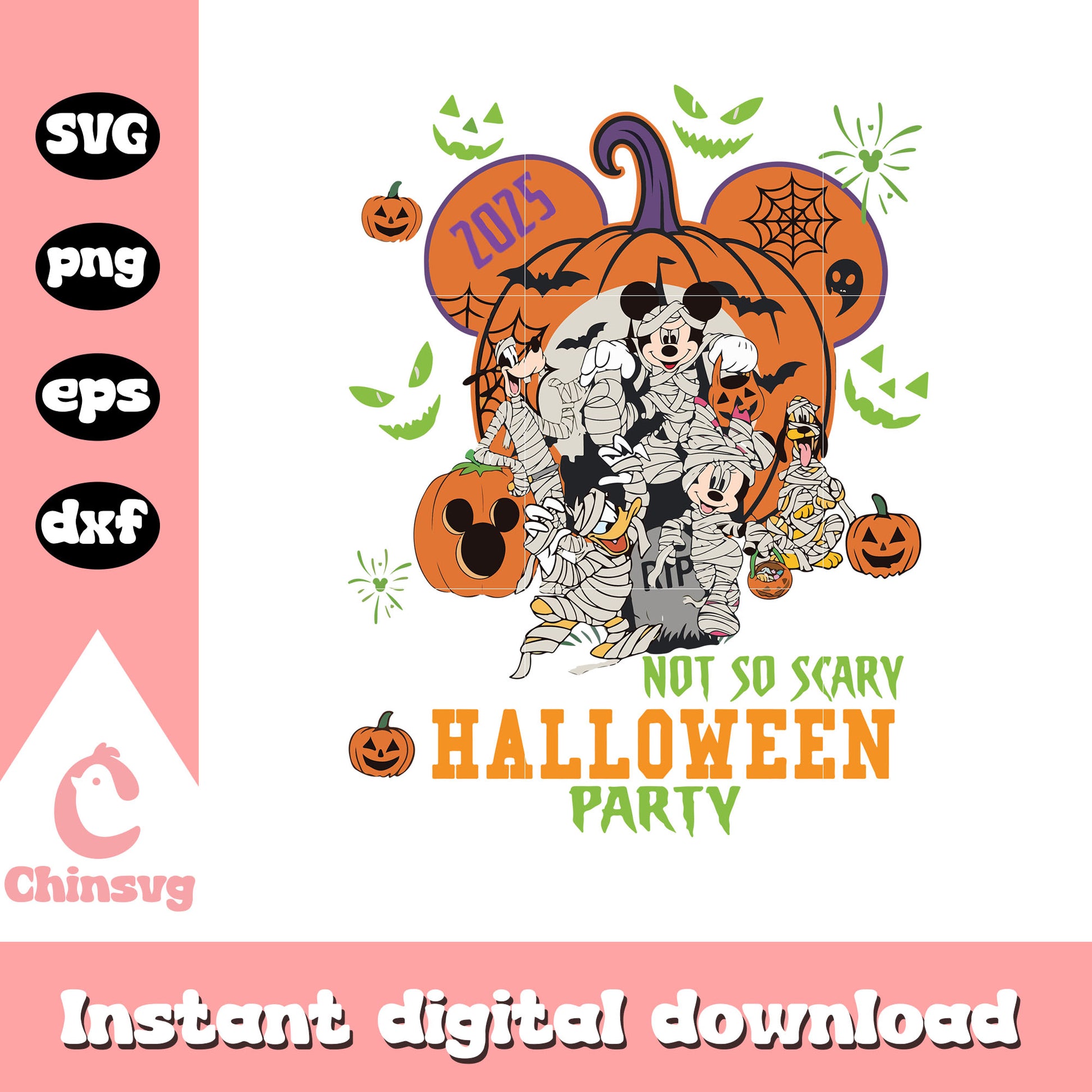 Not so sacry halloween party disney svg, disney mickey svg