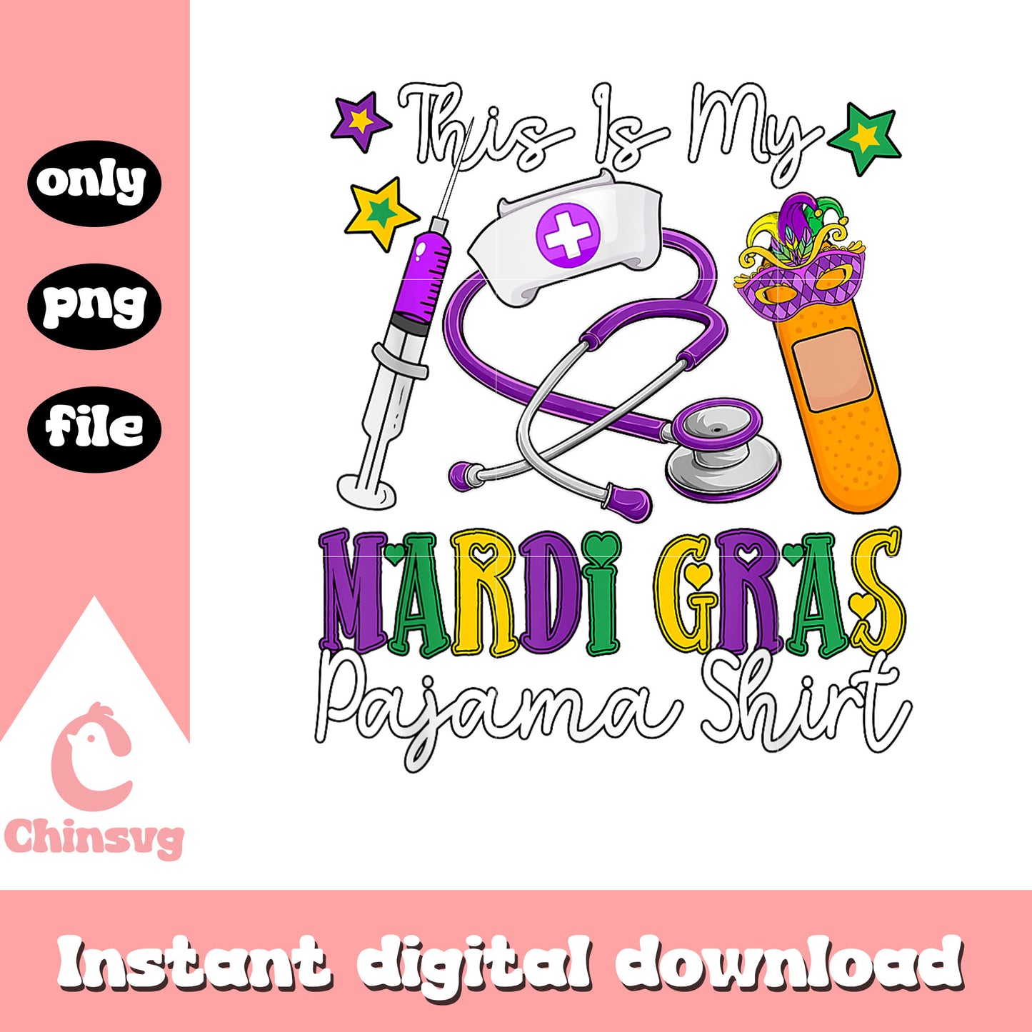 Nurse decor mardi gras png, mardi gras what it means​​​​ png
