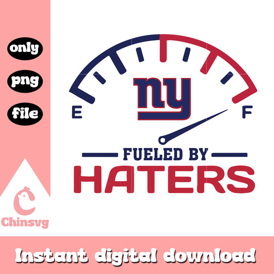 Ny fueled by haters svg, new york giants nfl team svg