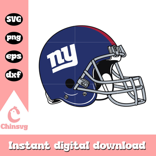 Ny giants nfl american football logo helmet svg, logo of new york giants svg