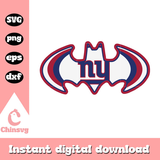 Ny giants nfl bat logo svg, new york giants logo images svg