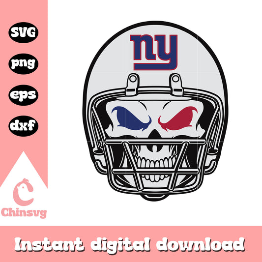 Ny giants nfl skull helmet logo svg, new york giants logos svg