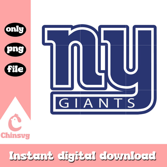 Ny giants nfl team logo design svg, new york giants svg
