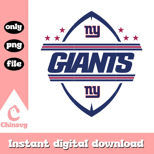 Ny giants rugby ball design svg, nfl logo svg, nfl svg
