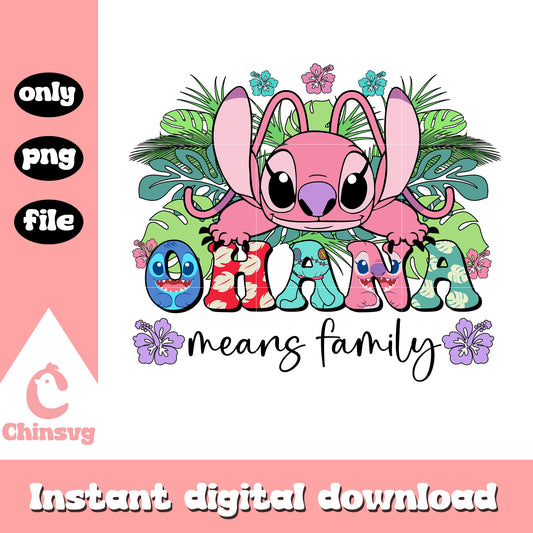 Ohana means family angel cartoon png, disney angel​ png