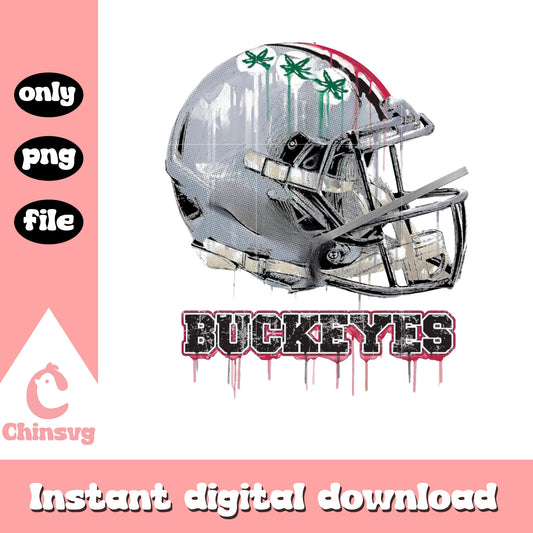 Ohio State Buckeyes drip art png, sport games png