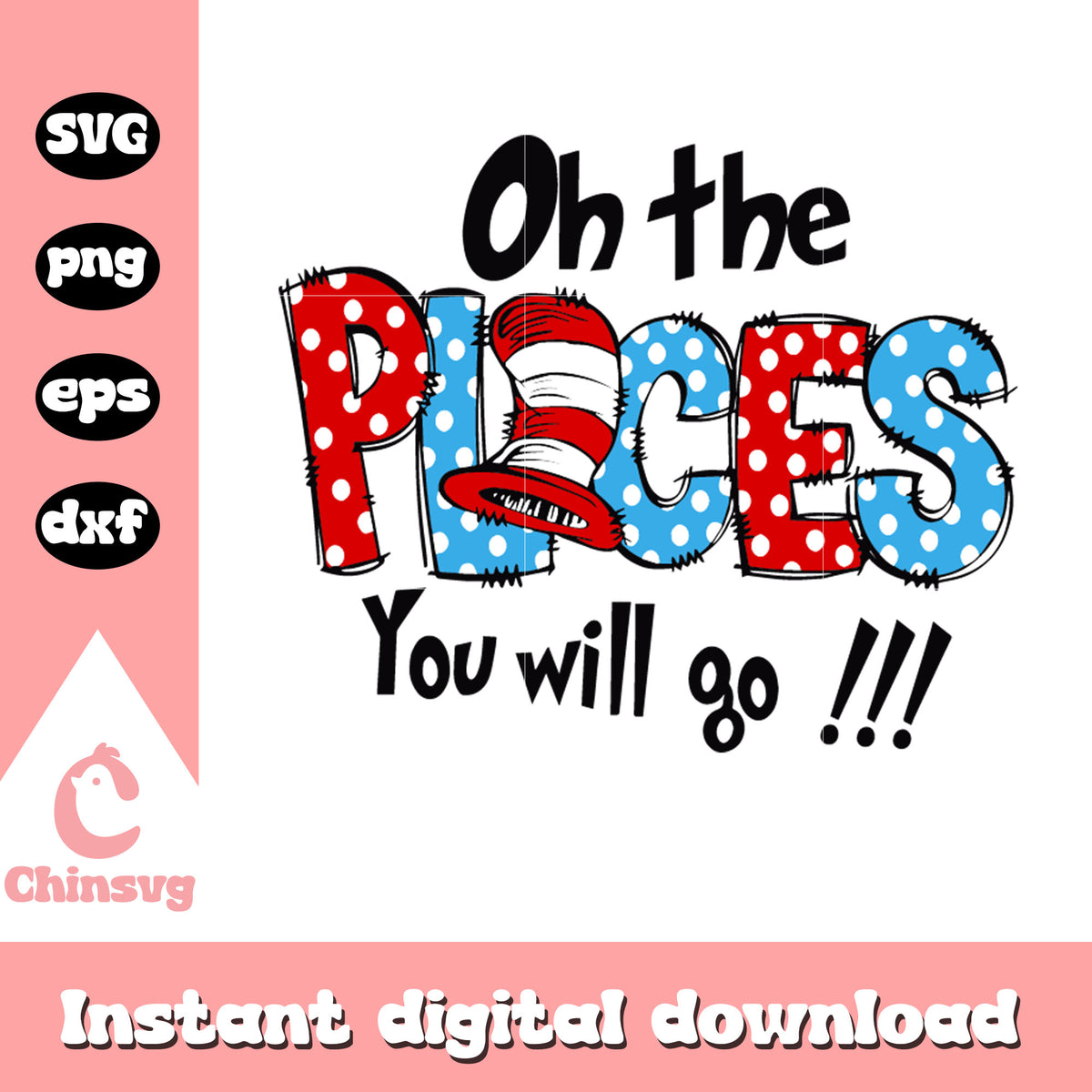 Oh the place you'll go dr seuss font svg, oh the place you'll go svg ...