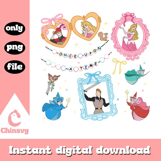 Once upon a time disney couple png, disney movies characters png