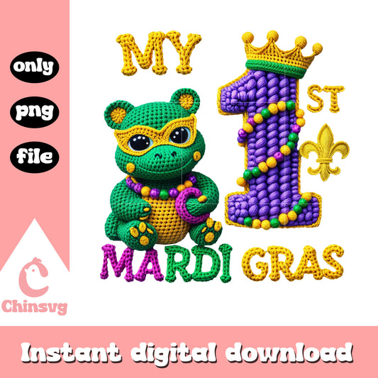One frog mardi gras png, festival de mardi gras​​​​​​ png