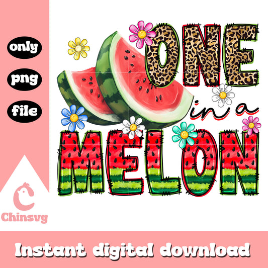 On in a melon design png, water melon​ png, summer vibe​ png