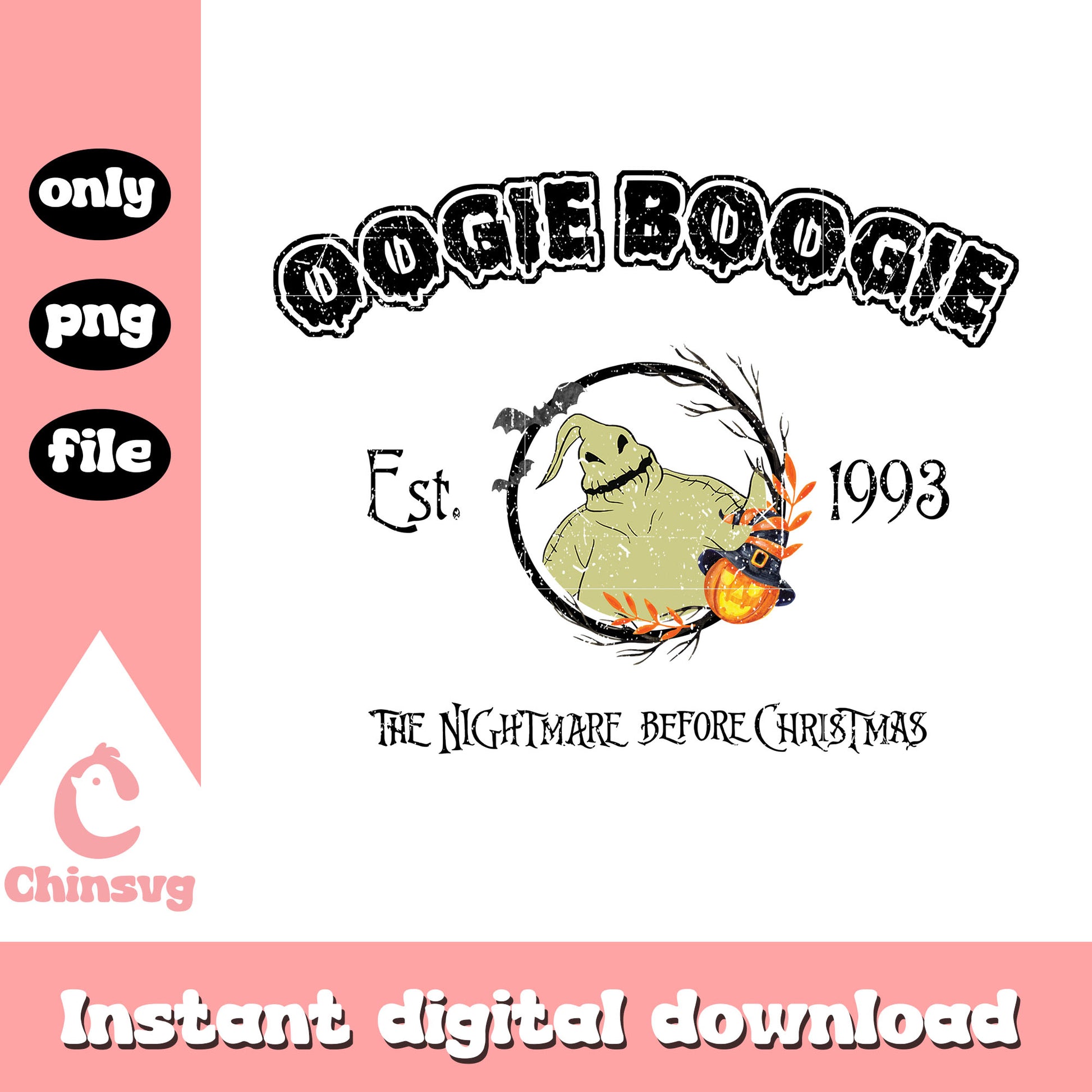 Oogie boogie est 1993 nightmare movie art png, oogie boogie movie png