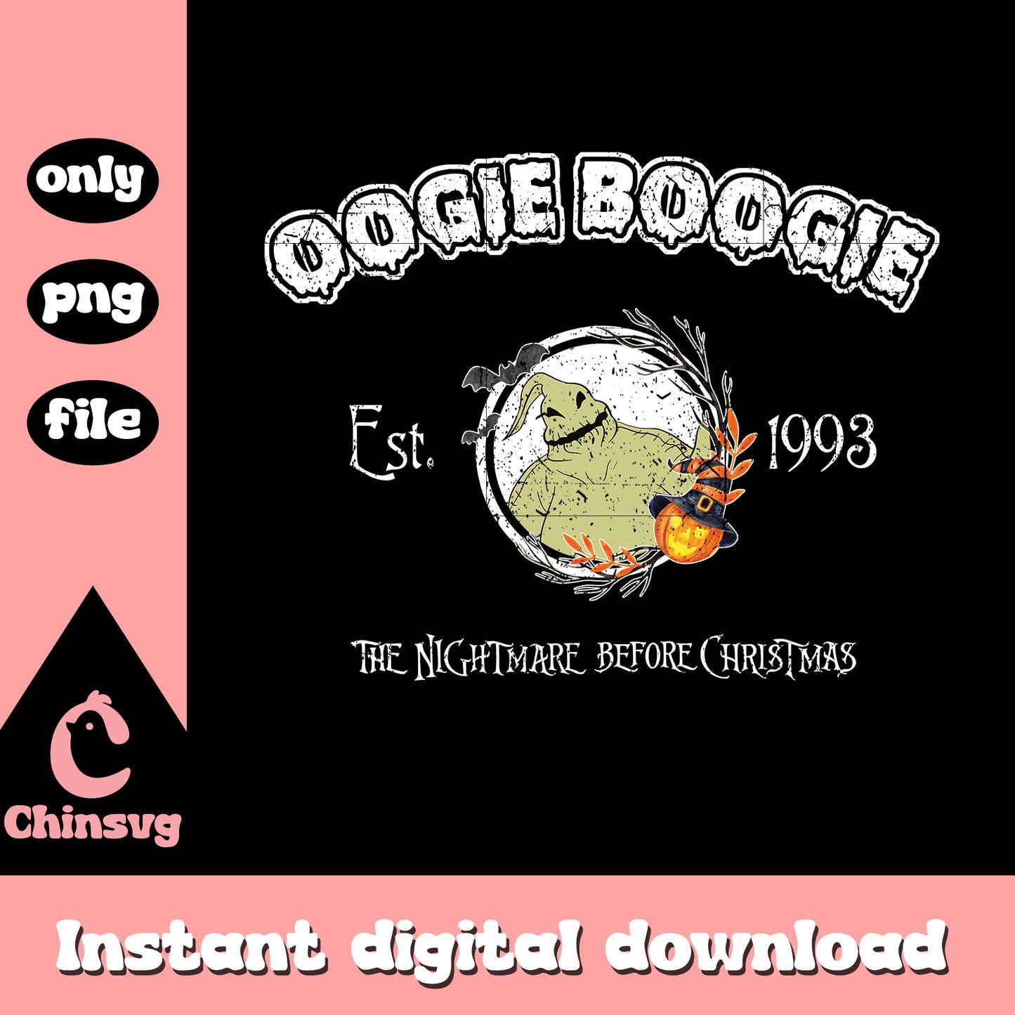 Oogie boogie est 1993 nightmare movie png, oogie boogie png