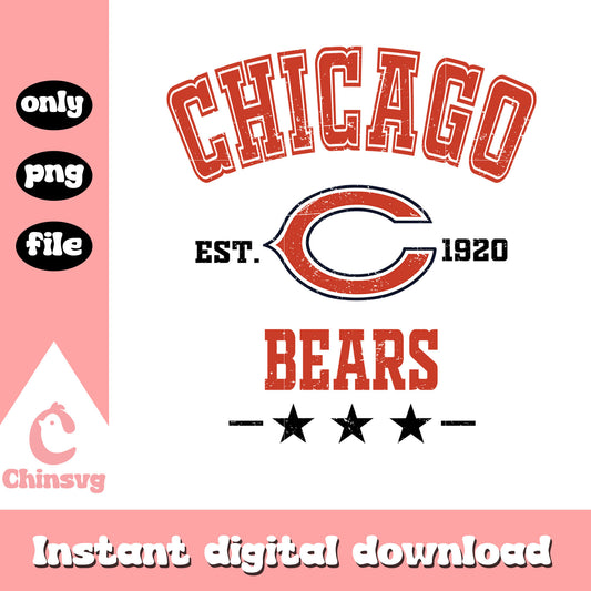 Orange logo chicago bears png, chicago bears team​​ png