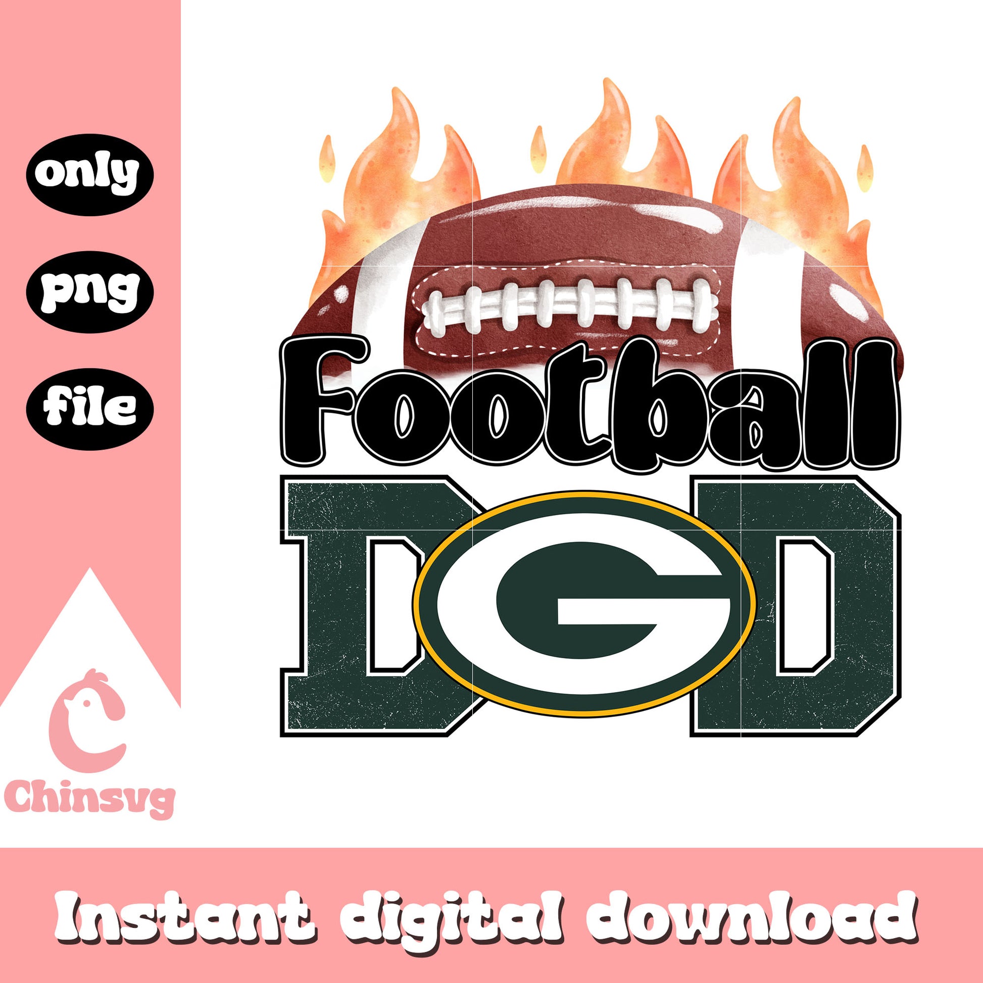 Packers football dad images png, nfl green bay packers​​​​​​​​​​ png