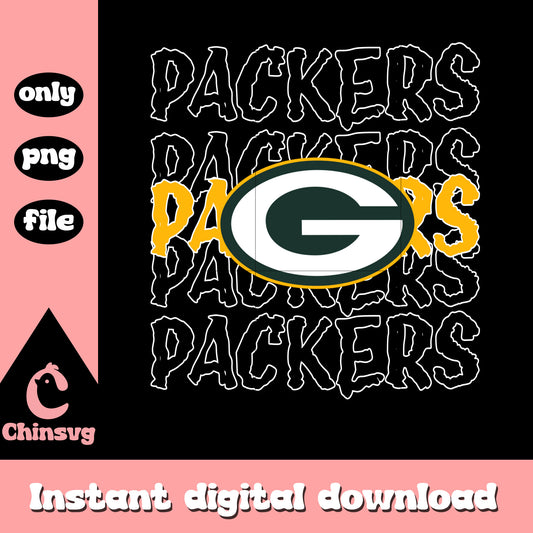 Packers logo team design png, Green Bay Packers team png
