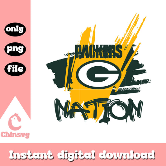 Packers nation nfl team png, Green Bay Packers logo png