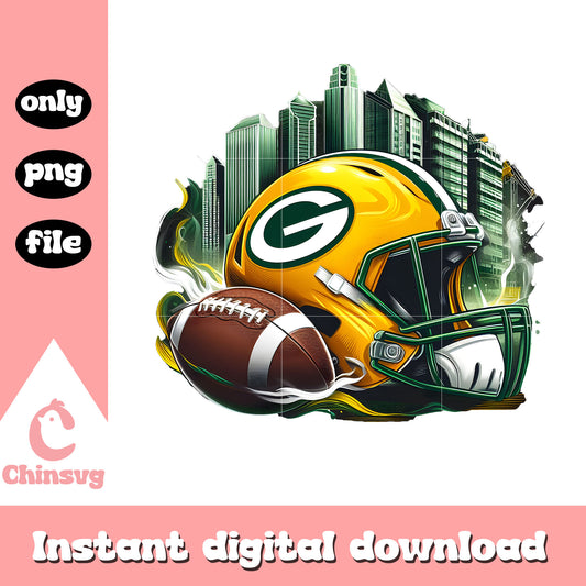 Packers speed logo custom png, packers football​​​​​​ png