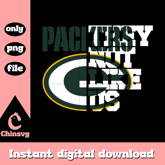 Packers they not like us png, Green Bay Packers png