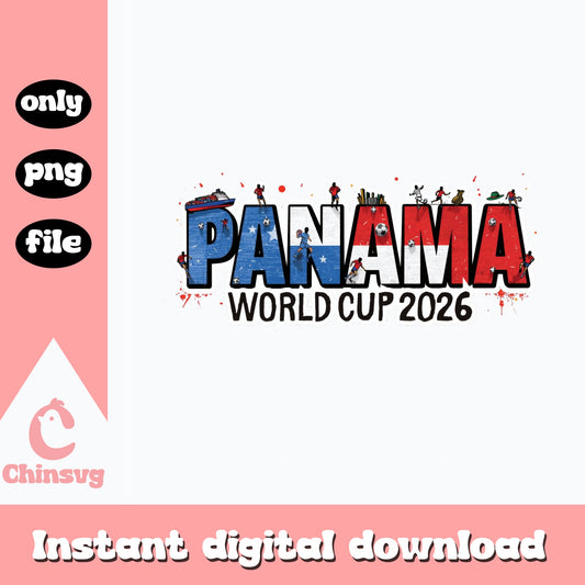 Panama World Cup 2026 PNG, Soccer Panama Flag PNG, Football PNG