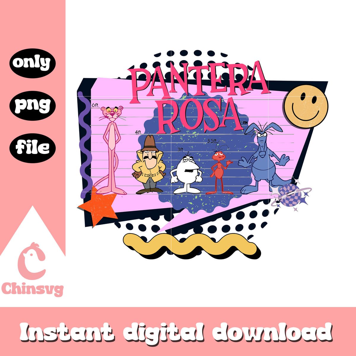 Pantera rosa pink panther characters png, the pink panther movie png ...