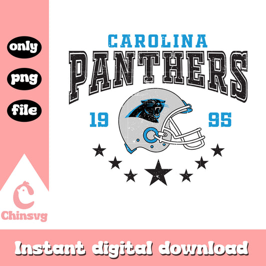Panthers helmet star design png, carolina panthers logo​ png