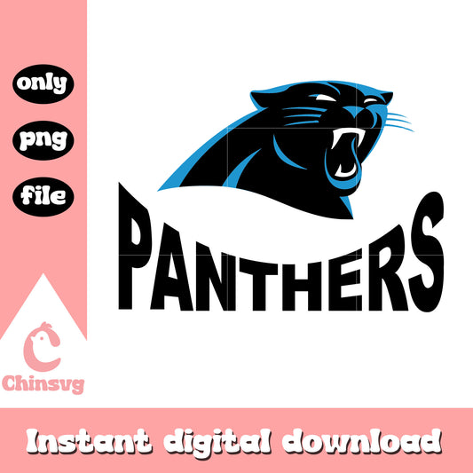 Panthers logo team design svg, Carolina Panthers football svg