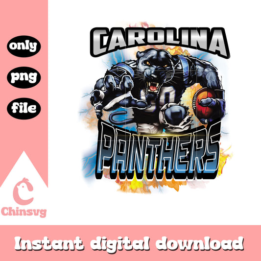 Panthers mascot design pro png, carolina panthers nfl​​​​​​​ png