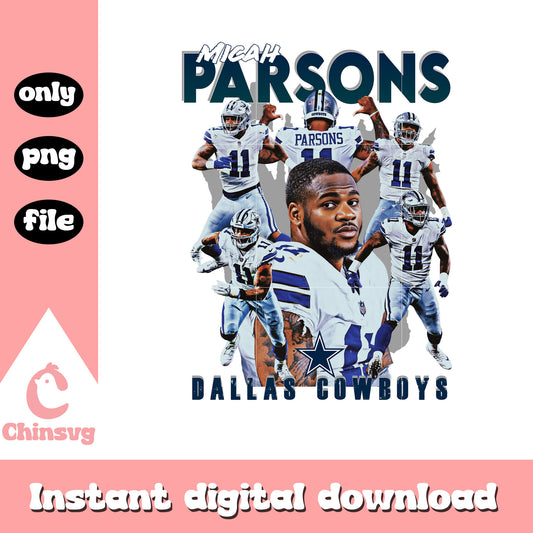 Parsons Dallas Cowboys nfl team png, Dallas Cowboys player png