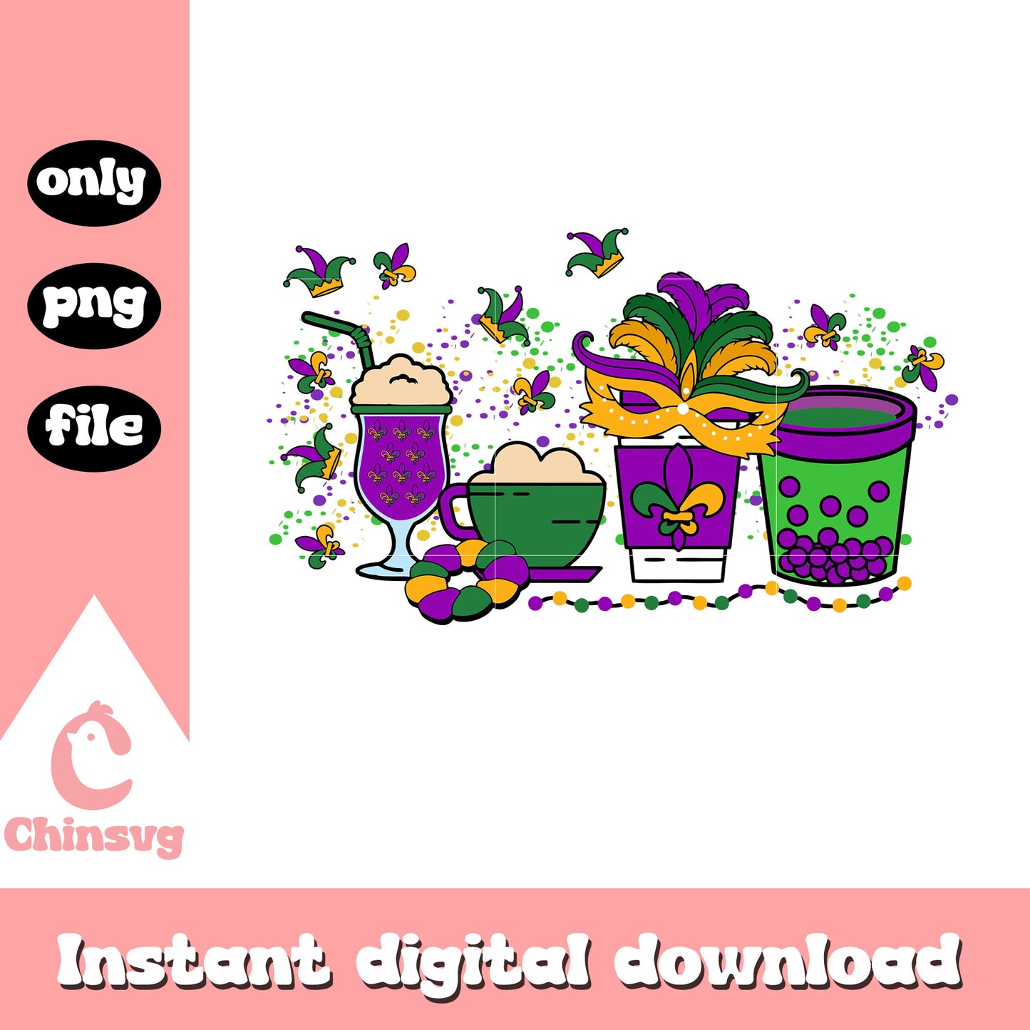 Party drink mardi gras png, mardi gras parade schedule​​ png