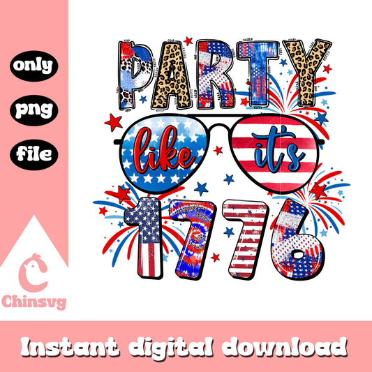 Party like its 1776 png, America in 1776 png, the 4th of july png