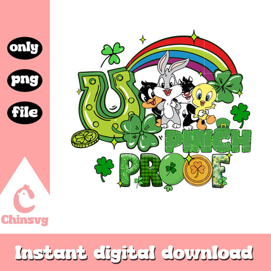 Patrick looney tunes pinch proof png, when is st patrick's day png