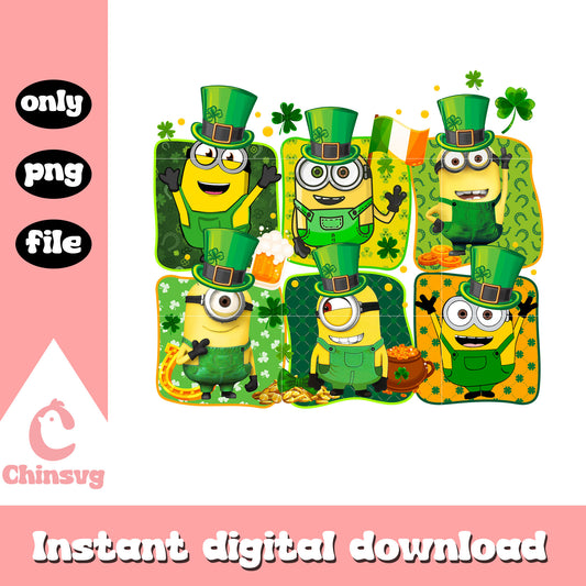 Patrick minions photograghs png, st. patrick's day png