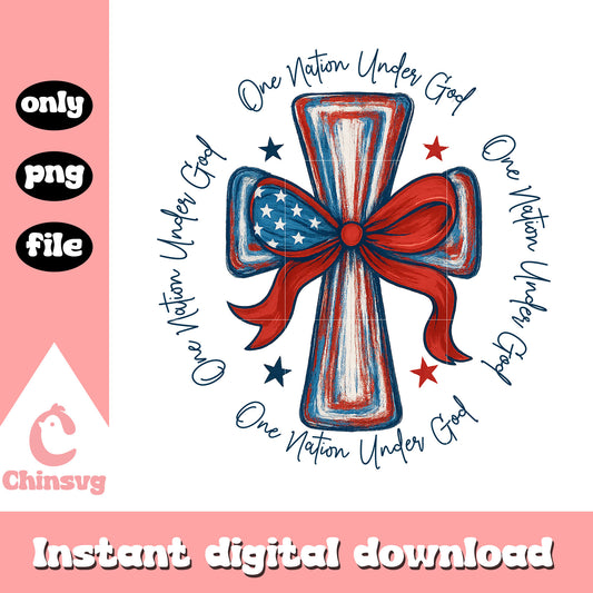 Patriot cross america design png, 4th of july freedom png