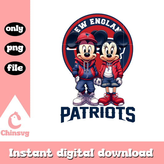 Patriots digital mickey logo png, patriots nfl​​​​​​​​​​ png
