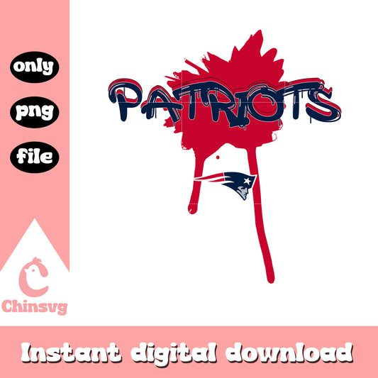Patriots logo design png, New England Patriots football png