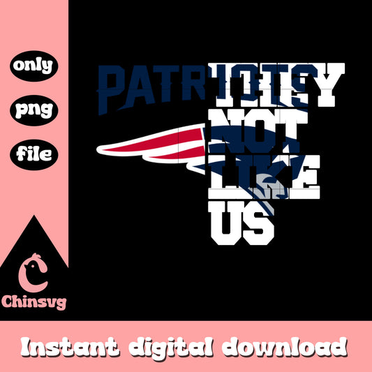 Patriots they not like us png, New England Patriots png