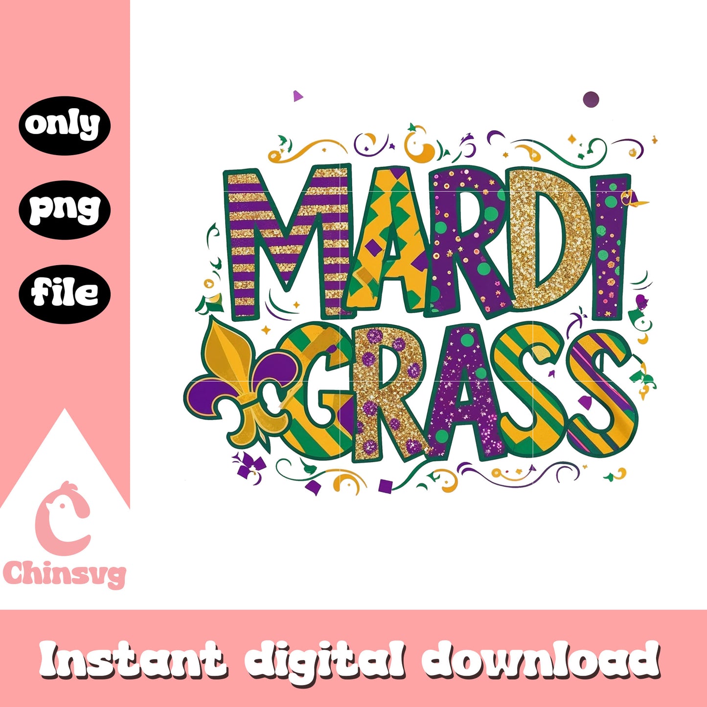 Pattern colorful mardi gras png, mardi gras pictures to color​ png