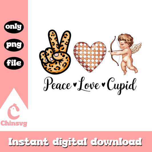 Peace love cupid valentine png, angel of love png, valentine png