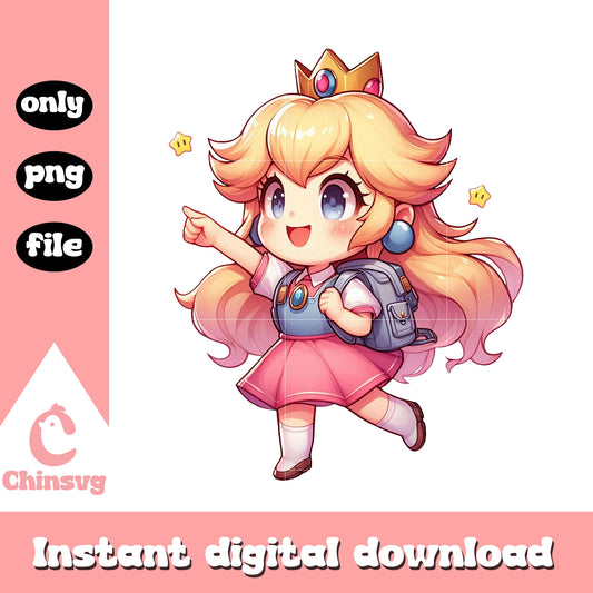 Peach princess magic school png, driving school near me png