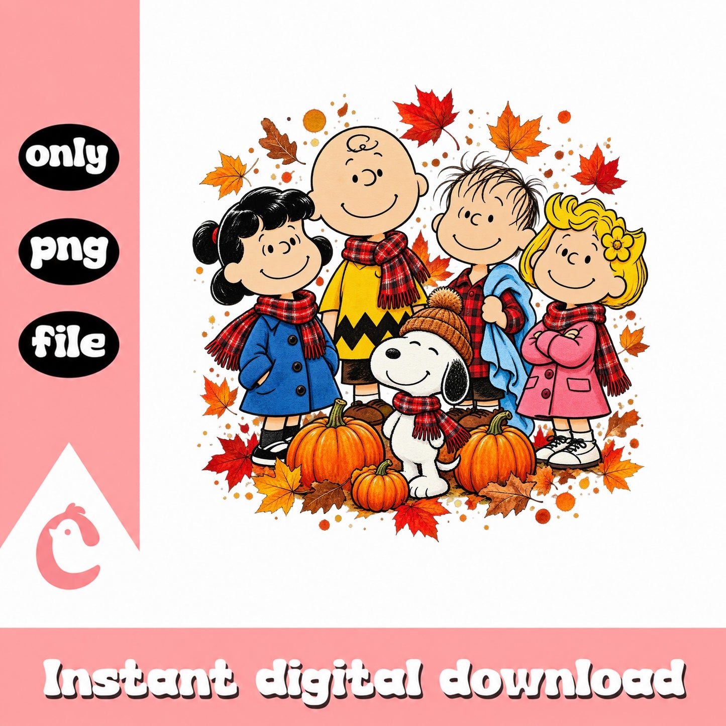 Peanuts Snoopy Fall Autumn PNG, Charlie Brown Thanksgiving, PNG