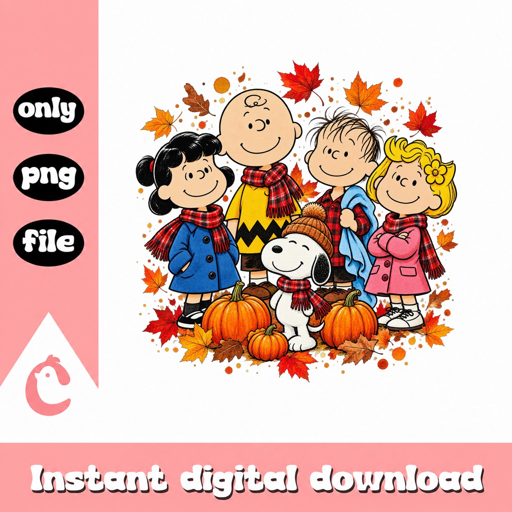 Peanuts Snoopy Fall Autumn PNG, Charlie Brown Thanksgiving, PNG