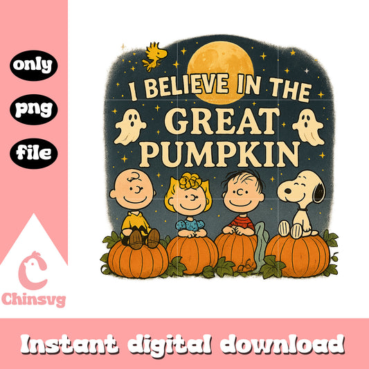 Peanuts i believe in the great pumpkin png, peanuts character png