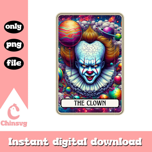 Pennywise horror character png, horror clown png