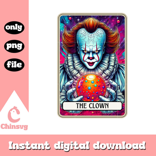 Pennywise the clown design png, happy haalowwen png