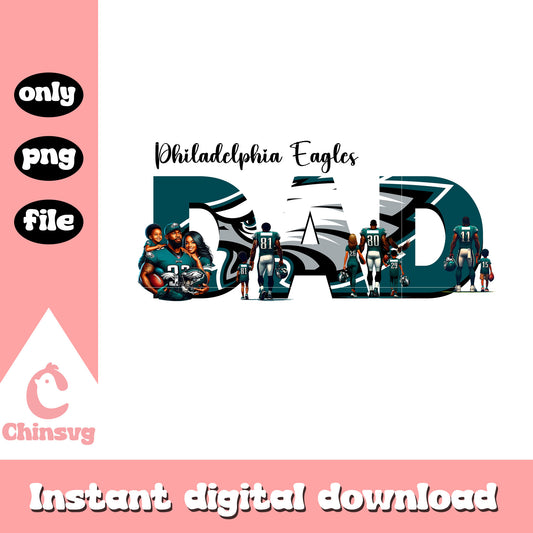 Philadelphia Eagles dad nfl png, nfl team gear png