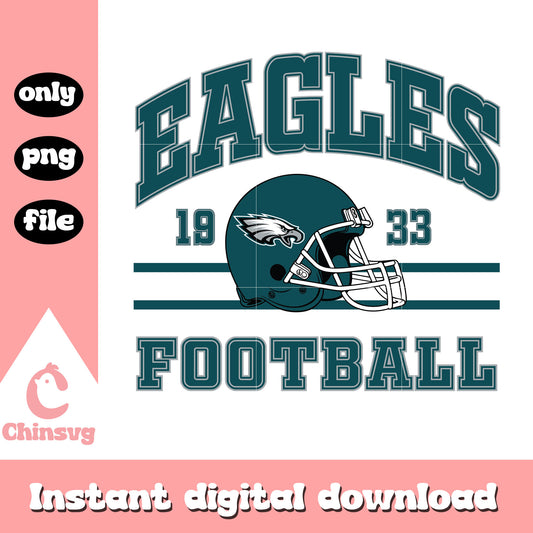 Philadelphia Eagles football design svg, logo nfl team svg