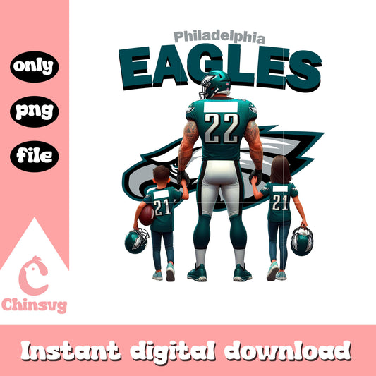 Philadelphia Eagles logo dad team png, nfl team png